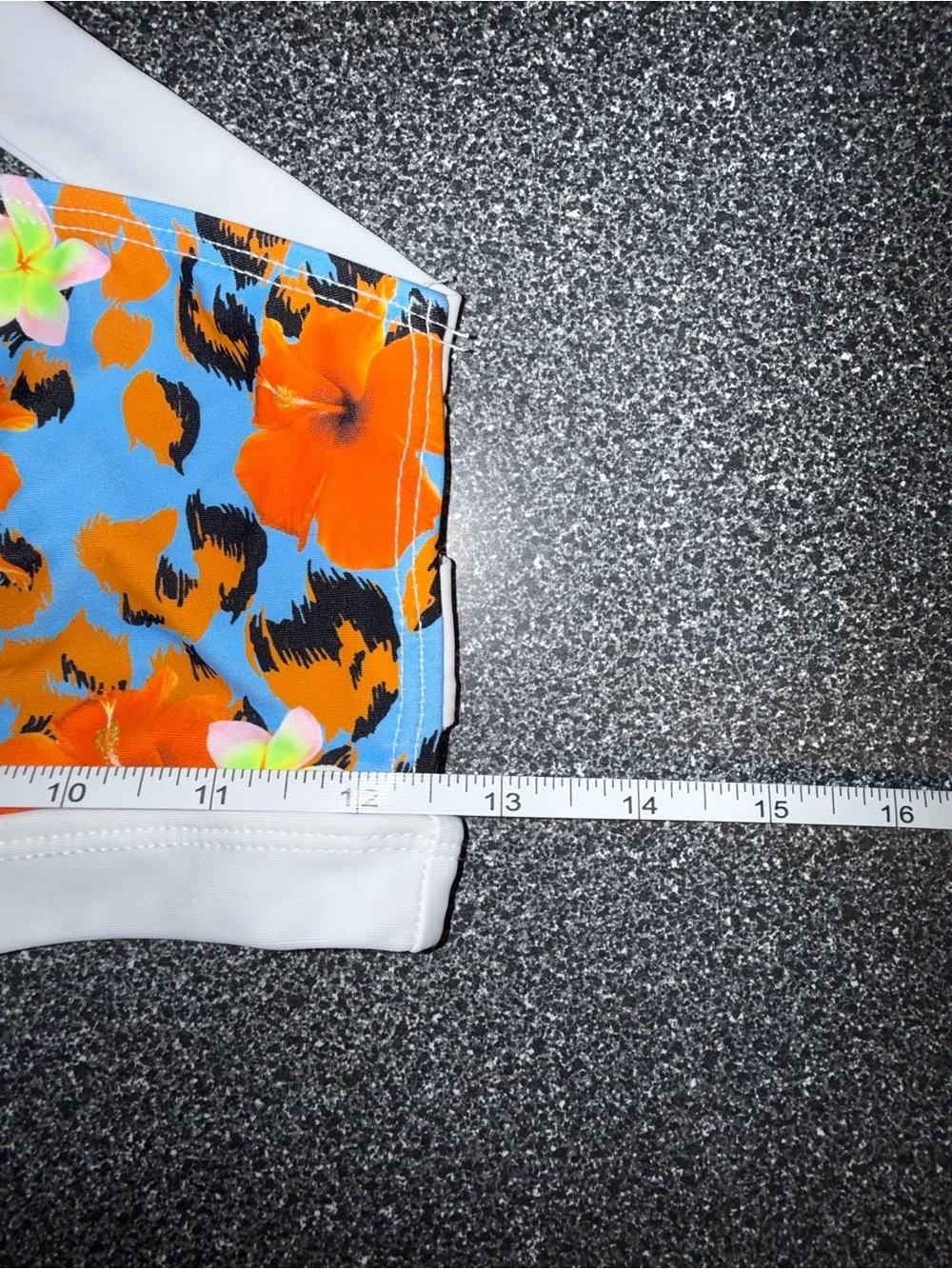 Kandi Kouture Dance Floral-Print  Set Blue & Orange Size Teen X-Small (0/2)